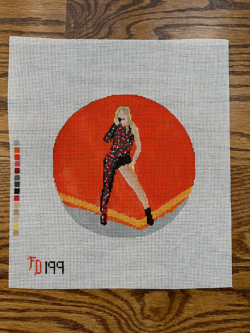 Froopy Designs:FD199 Taylor in Black w/Red Sna