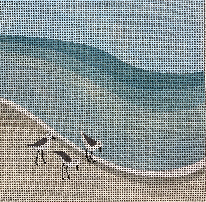 Kate Nelligan:KN13 Sandpipers 9"x9" 13m