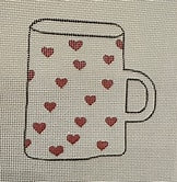 Sara Fitz:SF41 Heart Mug 4x4 18M