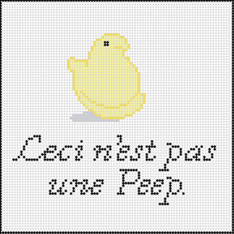 Froopy Designs:FD314 Not a Peep 10" square on