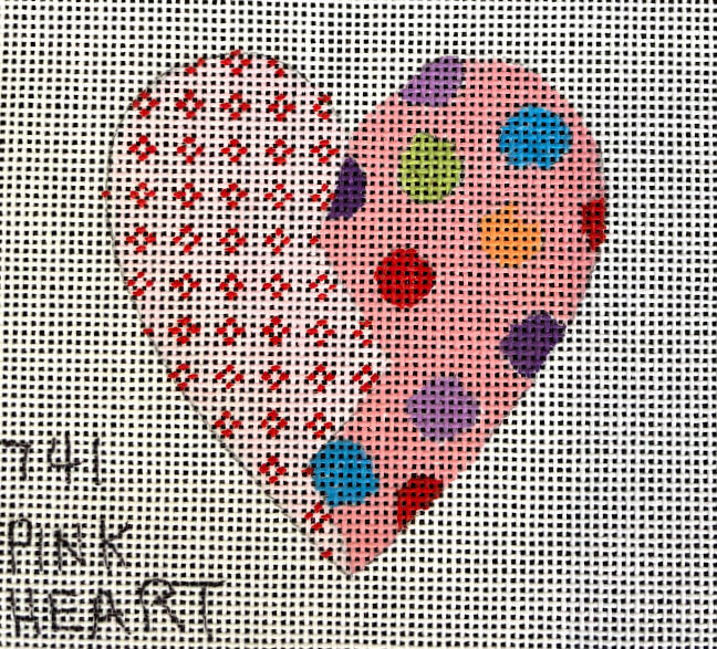 Penny Macleod:PM741 Pink Heart 3" x 3" 18m