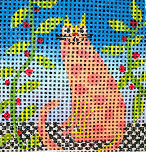 Penny Macleod:PM1019 Cat Pose 6x6 18M