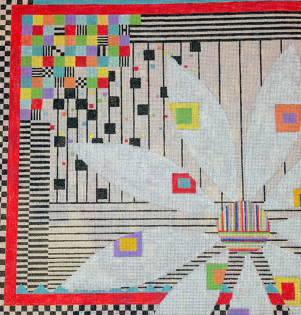 Penny Macleod:PM1041 Pale Flower 12 3/4x13