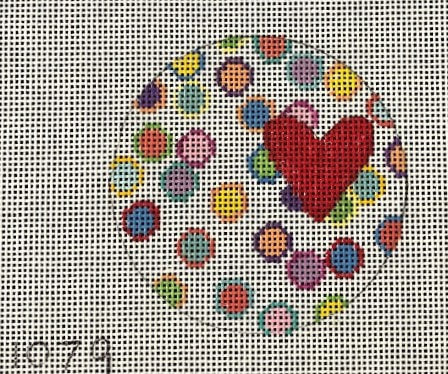Penny Macleod:PM1079 Red Heart 3"rd 18M