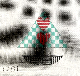 Penny Macleod:PM1081 Turq Tree 3"rd 18M