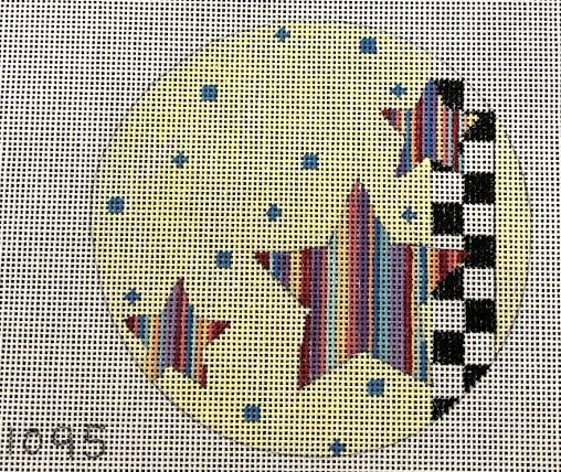 Penny Macleod:PM1095 Stripe Stars 4"rd 18M