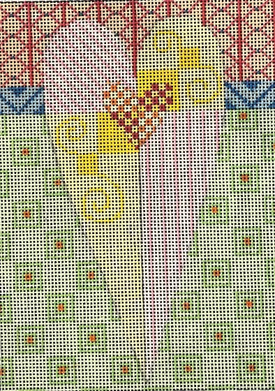 Penny Macleod:PM1105 Long Heart 4 3/4" x 6 1/