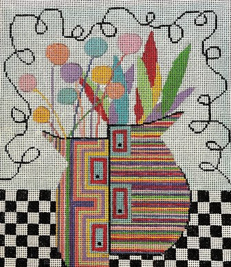 Penny Macleod:PM1113 Fat Pot 9 1/2" x 10 1/2"