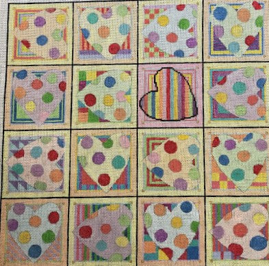 Penny Macleod:PM1116 Crooked Heart 12" x 12"