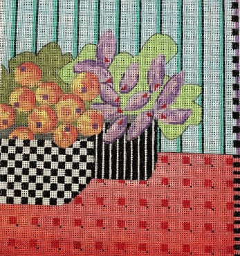 Penny Macleod:PM1128 Two Pots 10 1/4" 11 3/4"