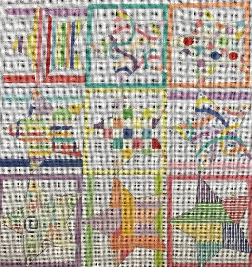 Penny Macleod:PM1151 Stars And Bars 11 1/4" x