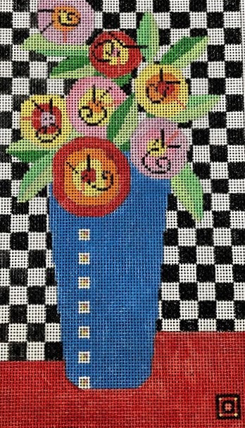 Penny Macleod:PM1180 Red Table 6 1/2" x 11"