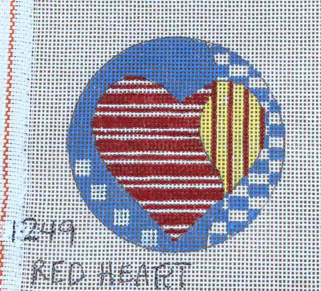 Penny Macleod:PM1249 Red Heart 3" rd 18m