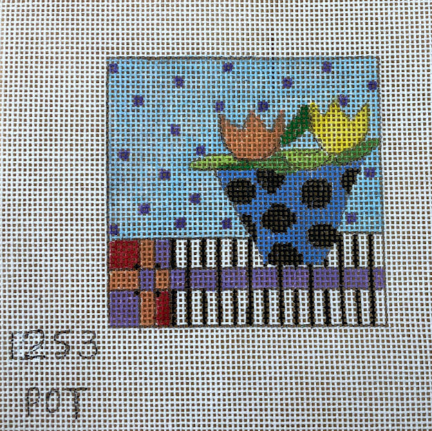 Penny Macleod:PM1253 Pot Coaster 3" sq 18m