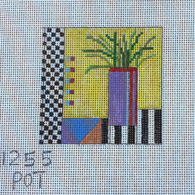 Penny Macleod:PM1255 Pot Coaster 3" sq 18m