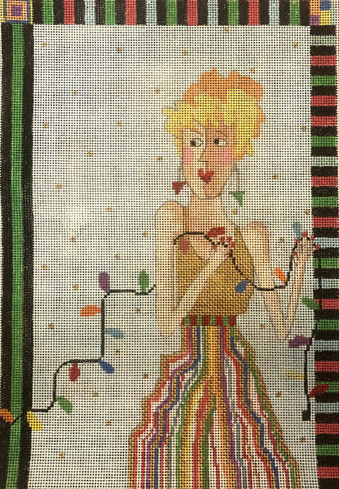 Penny Macleod:PM1288 Grace with Lights 9 3/4x