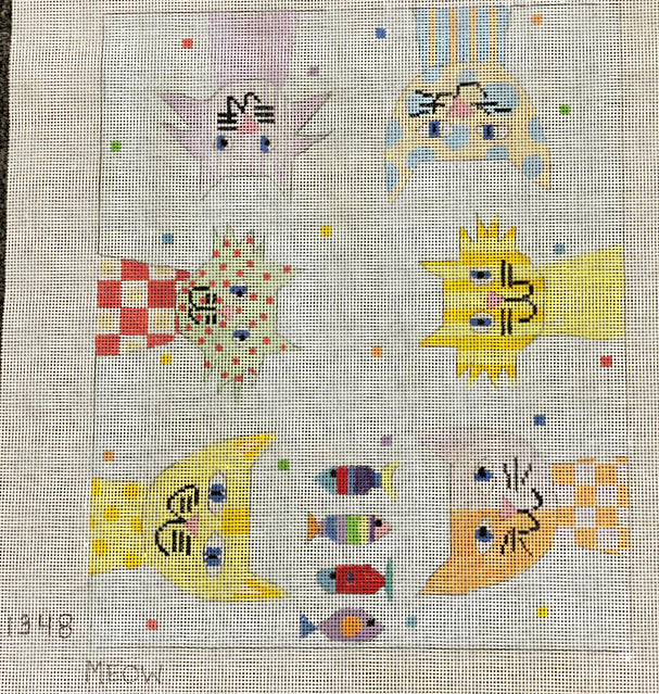 Penny Macleod:PM1348 Meow 8 3/4 x 10 1/2 18M