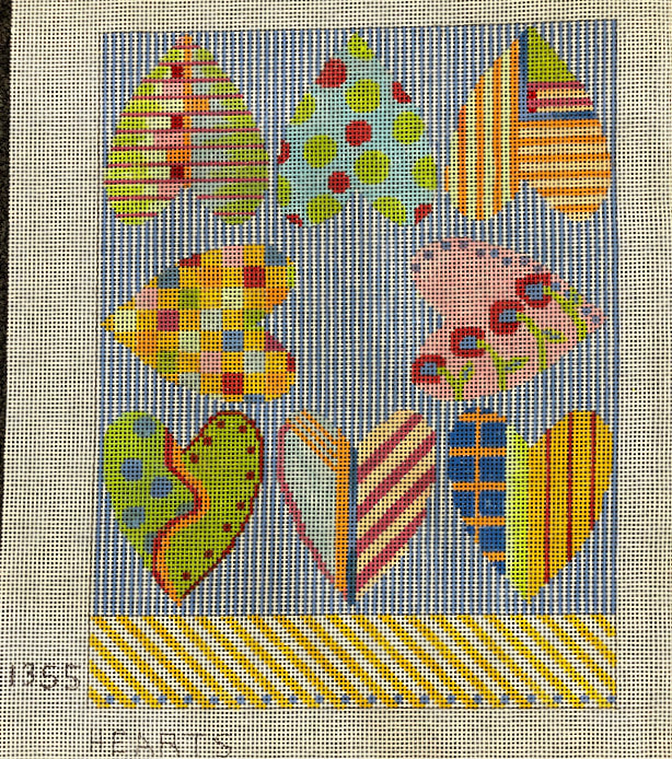 Penny Macleod:PM1355 Hearts 9x12 13M