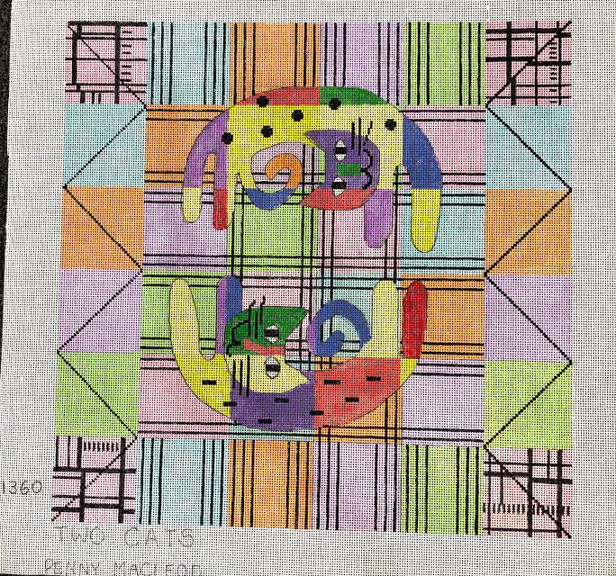 Penny Macleod:PM1360 Two Cats 12x12 18M