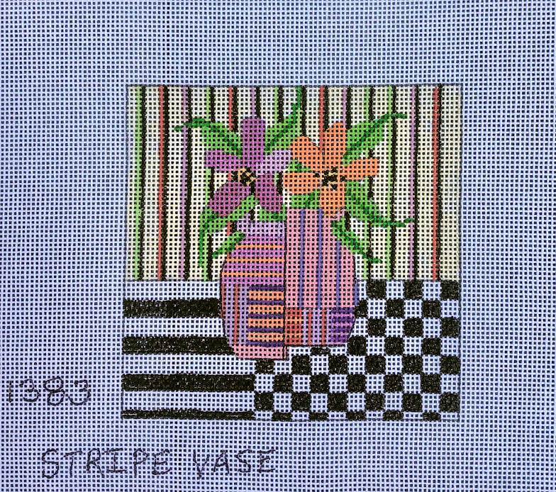 Penny Macleod:PM1383 Stripe Vase 4" 18M