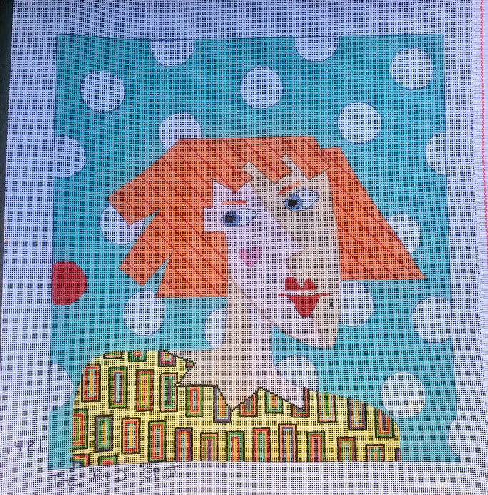 Penny Macleod:PM1421 The Red Spot 12 1/4 x 13