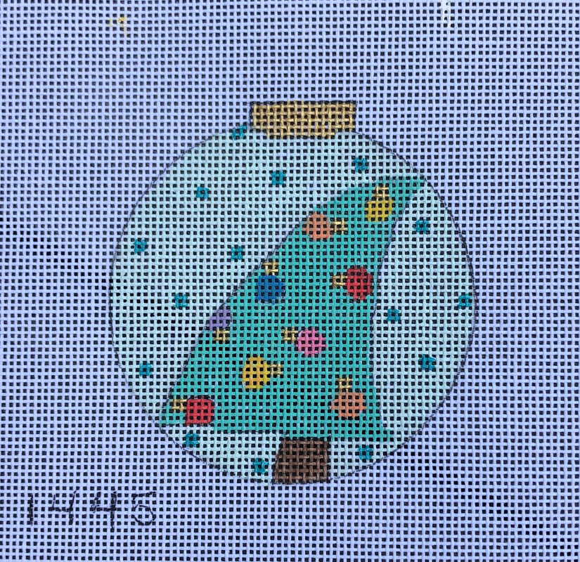 Penny Macleod:PM1445 Aqua w/Tree 3" rd 18M
