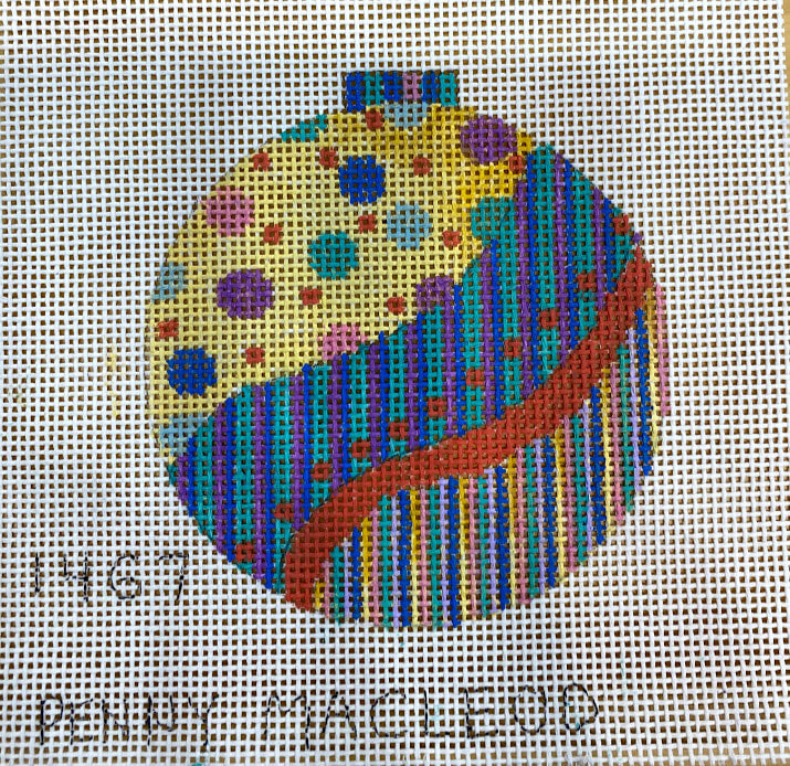 Penny Macleod:PM1467 Ornament 4" Round 13m