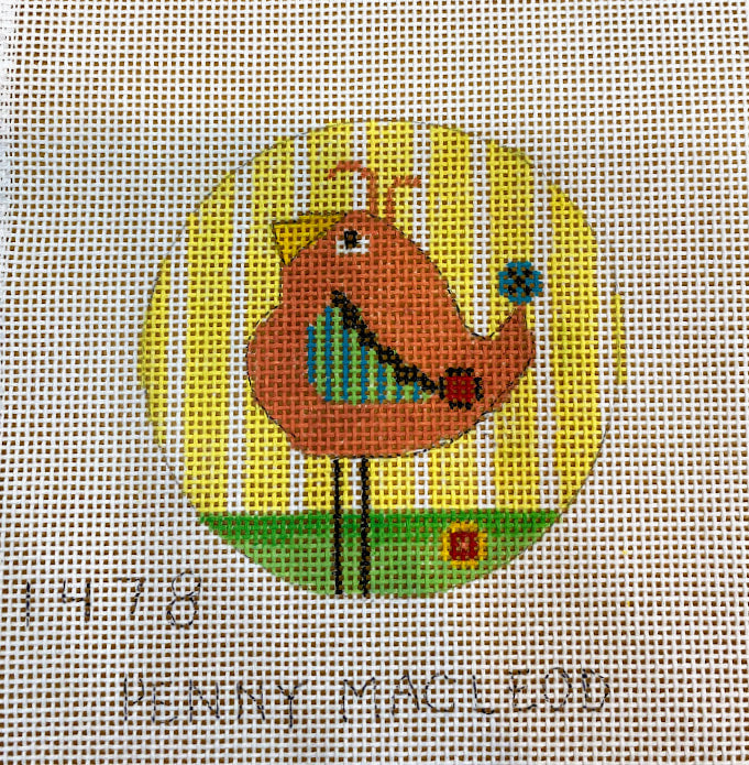 Penny Macleod:PM1478 Ornament 4" Round 13m