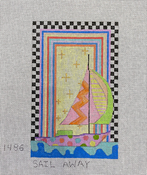 Penny Macleod:PM1486 Sail Away  5x7 18m