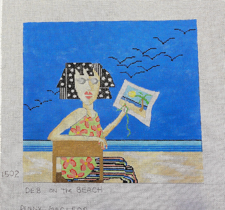 Penny Macleod:PM1502 Deb on the Beach 10x11 1