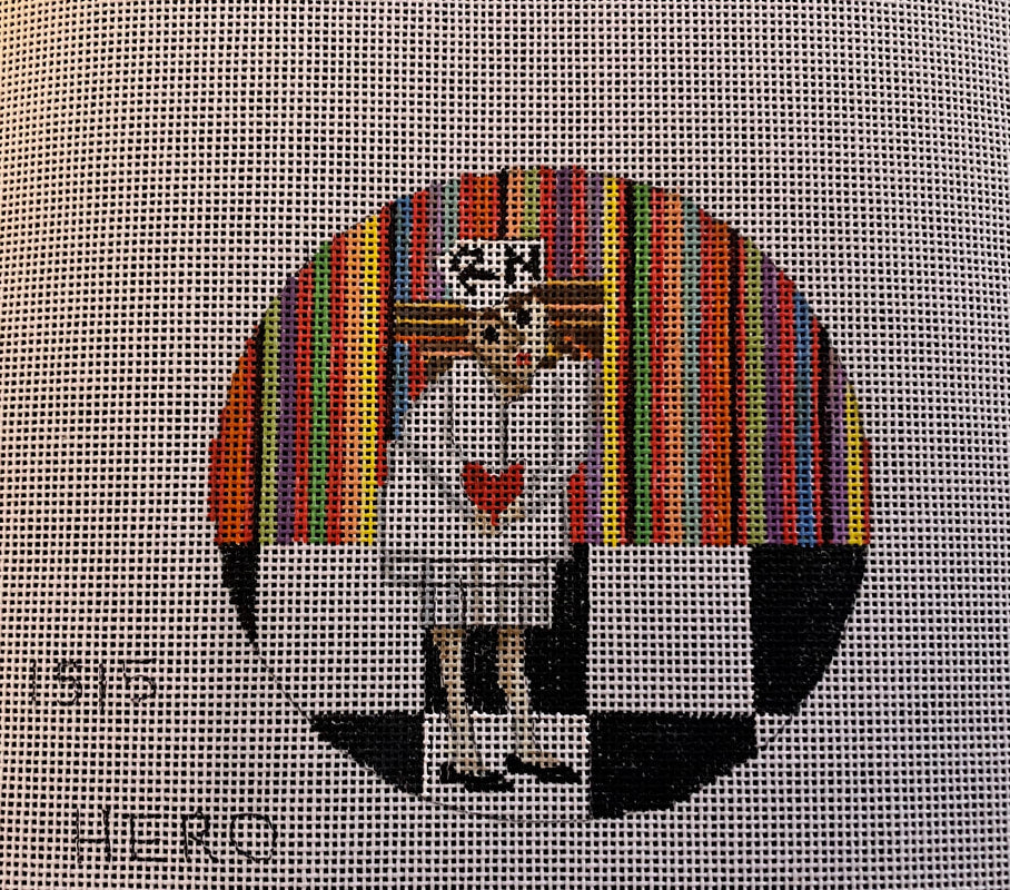 Penny Macleod:PM1515 Hero Ornament 4 1/2 rd 1