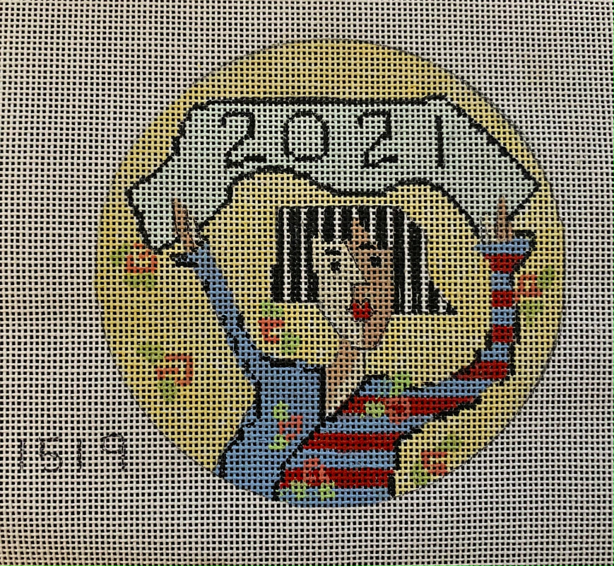 Penny Macleod:PM1519 2021 Girl Ornament 4 rd