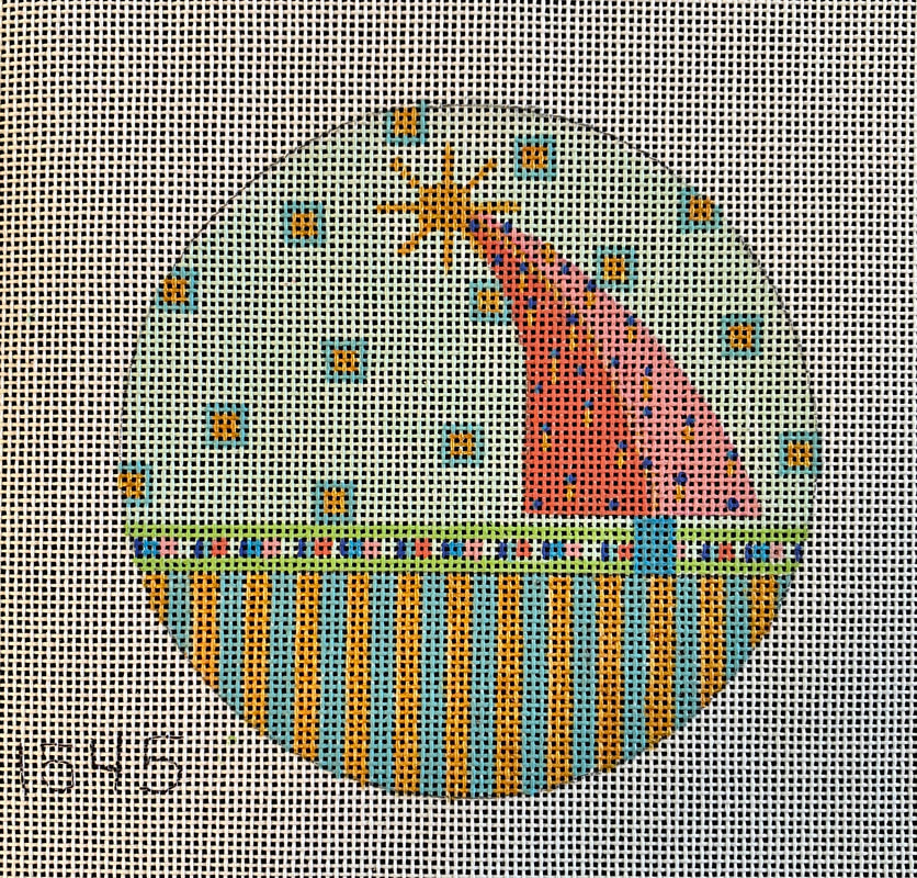 Penny Macleod:PM1545 Orn 4 1/2" rd 18M