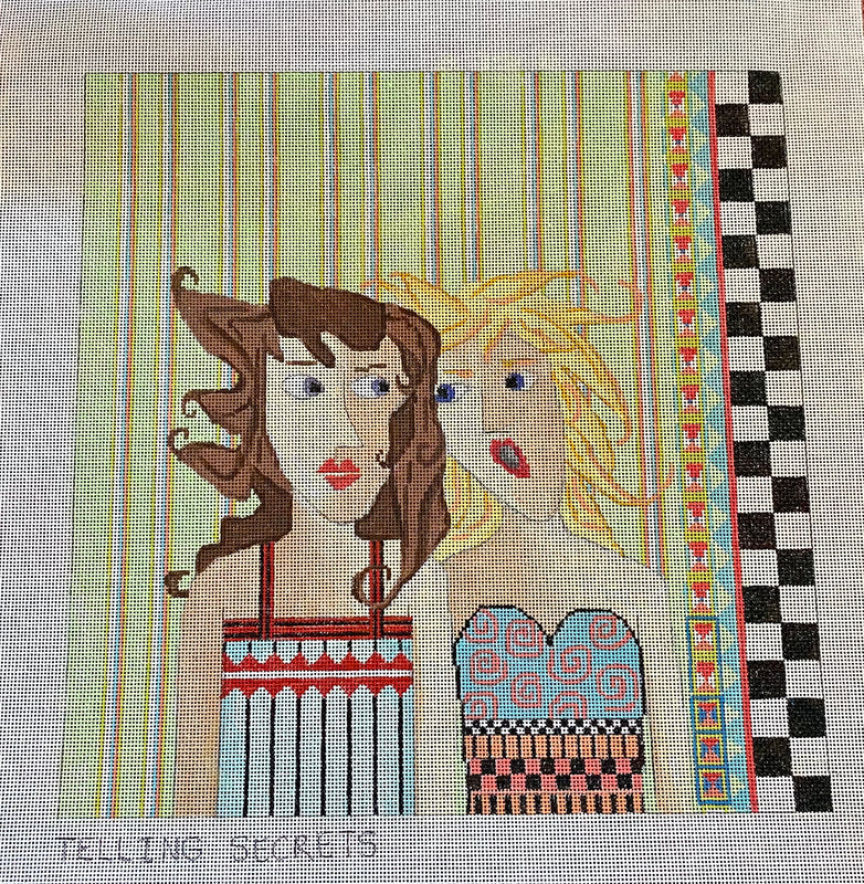 Penny Macleod:PM1558 Telling Secrets 11 1/2 x
