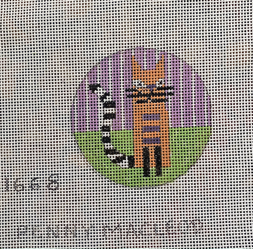 Penny Macleod:PM1668 Orange Cat 3 1/2" rd 13M