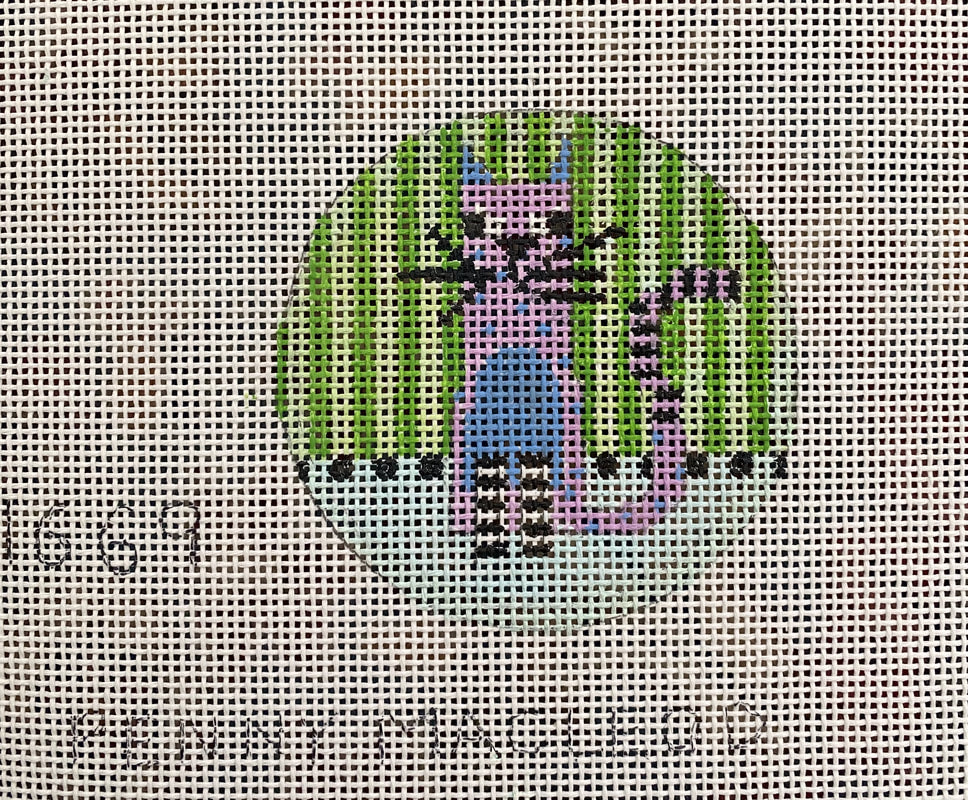 Penny Macleod:PM1669 Purple Cat 3 1/2" rd 13M