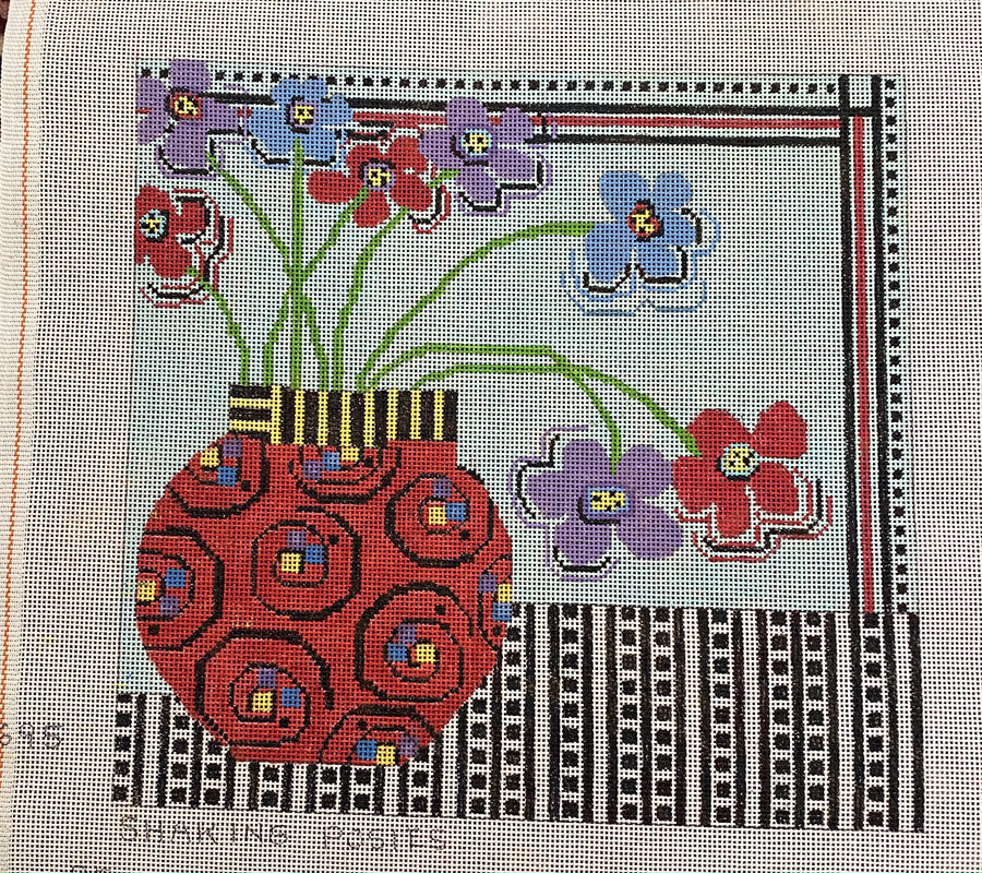 Penny Macleod:PM1695 Shaking Posies 12x 12 1/