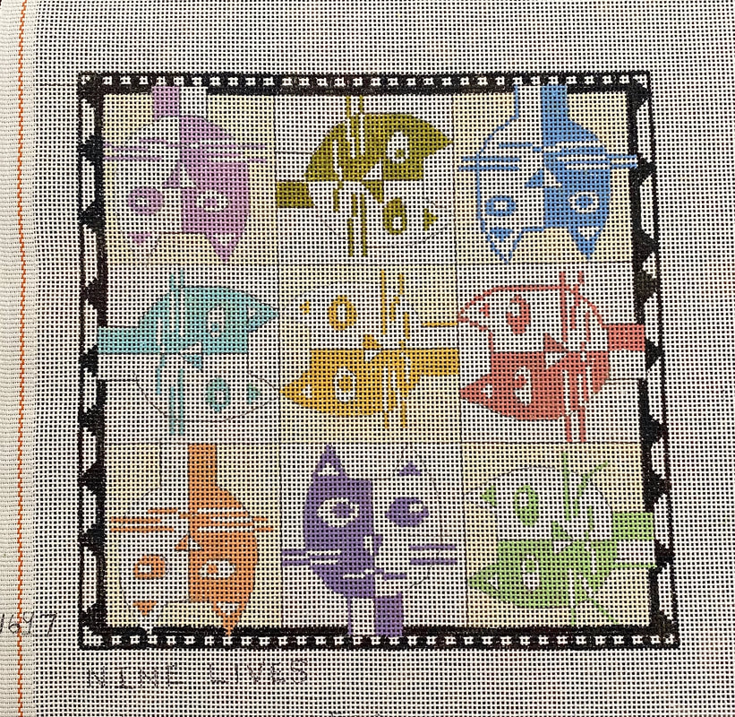 Penny Macleod:PM1697 Nine Lives 9 1/2x 9 1/2