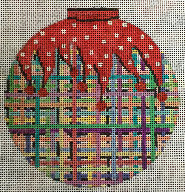 Penny Macleod:PM308 Round Ornament 4 1/2" 18M