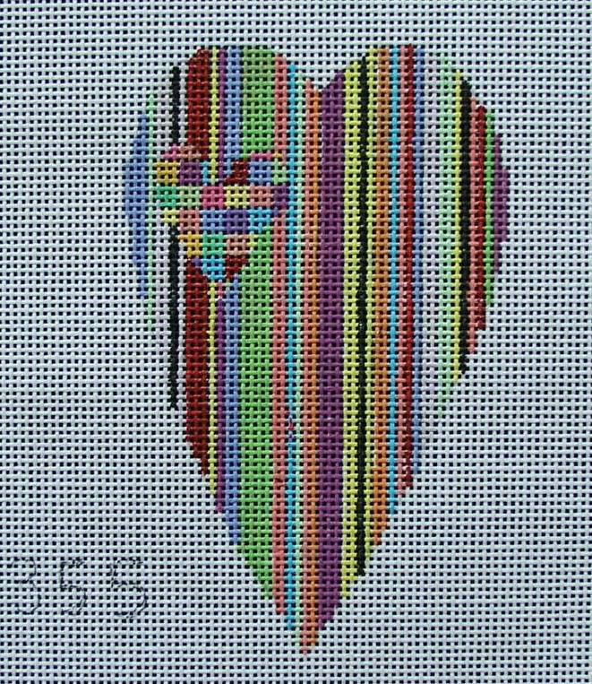 Penny Macleod:PM355 Heart Ornament 5 1/2 13M