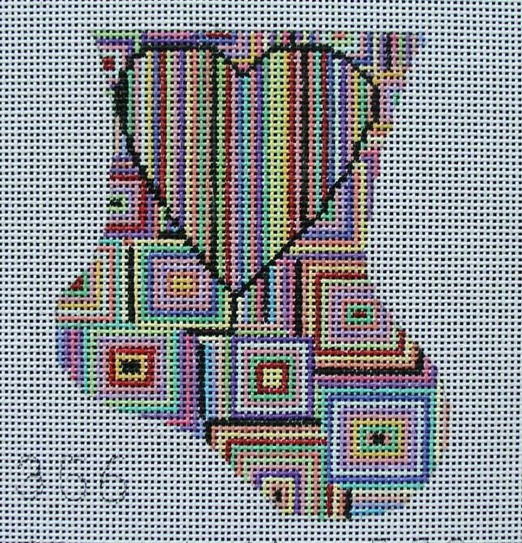 Penny Macleod:PM356 Sm Stocking, Heart