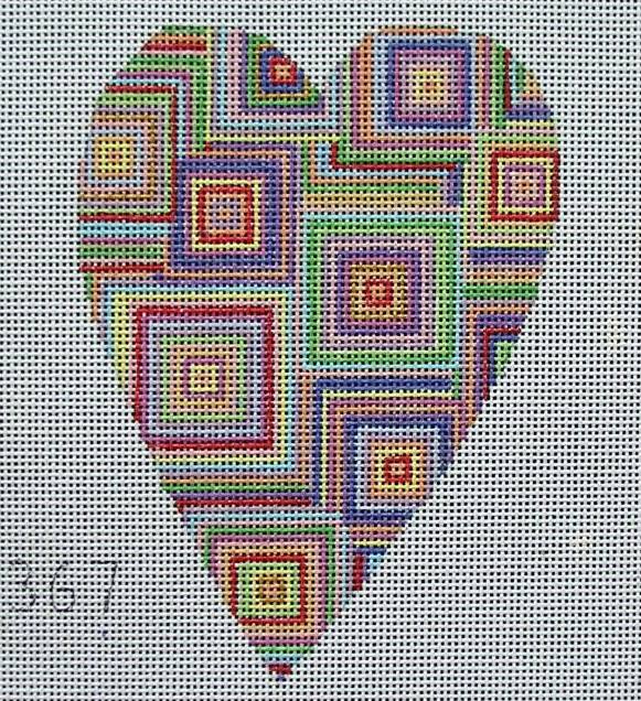 Penny Macleod:PM367 Lg Heart Ornament 7" 13M