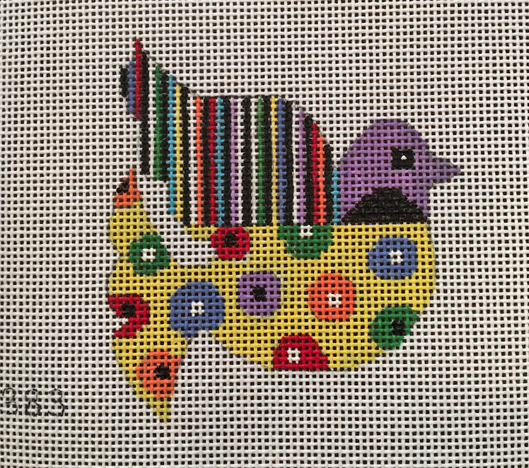 Penny Macleod:PM383 Bird Ornament 4x5 13M