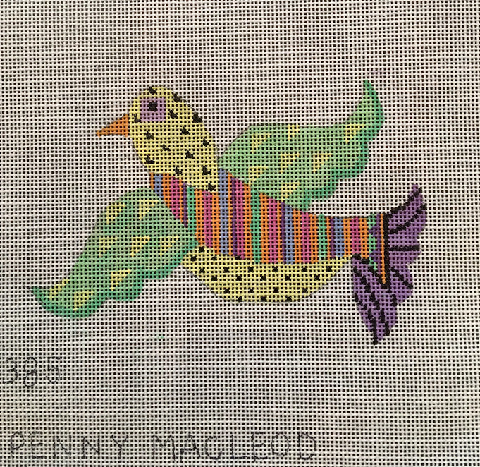 Penny Macleod:PM385 Bird Ornament 6x4 18M