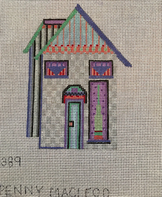 Penny Macleod:PM389 House Ornament 4x5 18M