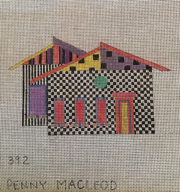 Penny Macleod:PM392 House Ornament 6x4 18M