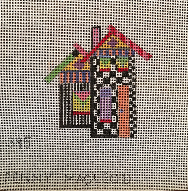 Penny Macleod:PM395 House Ornament 3x4 18M