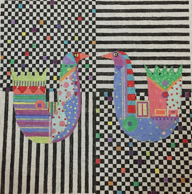 Penny Macleod:PM451 The Birds 12x12