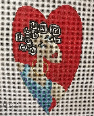 Penny Macleod:PM498 Lady Heart Ornament