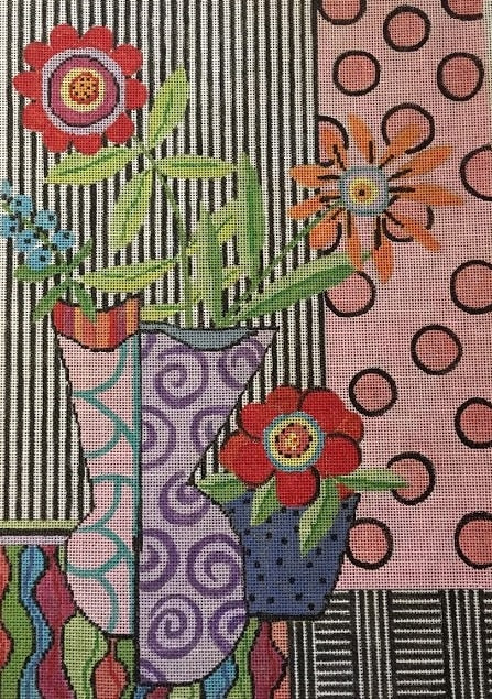 Penny Macleod:PM519 Still Life w Stripes